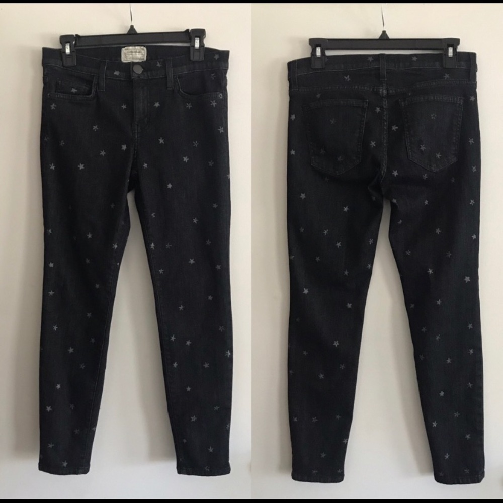 CURRENT/ELLIOTT stiletto black with stars